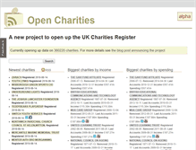 Tablet Screenshot of opencharities.org